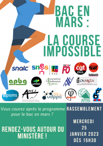 Affiche - Course aux programmes